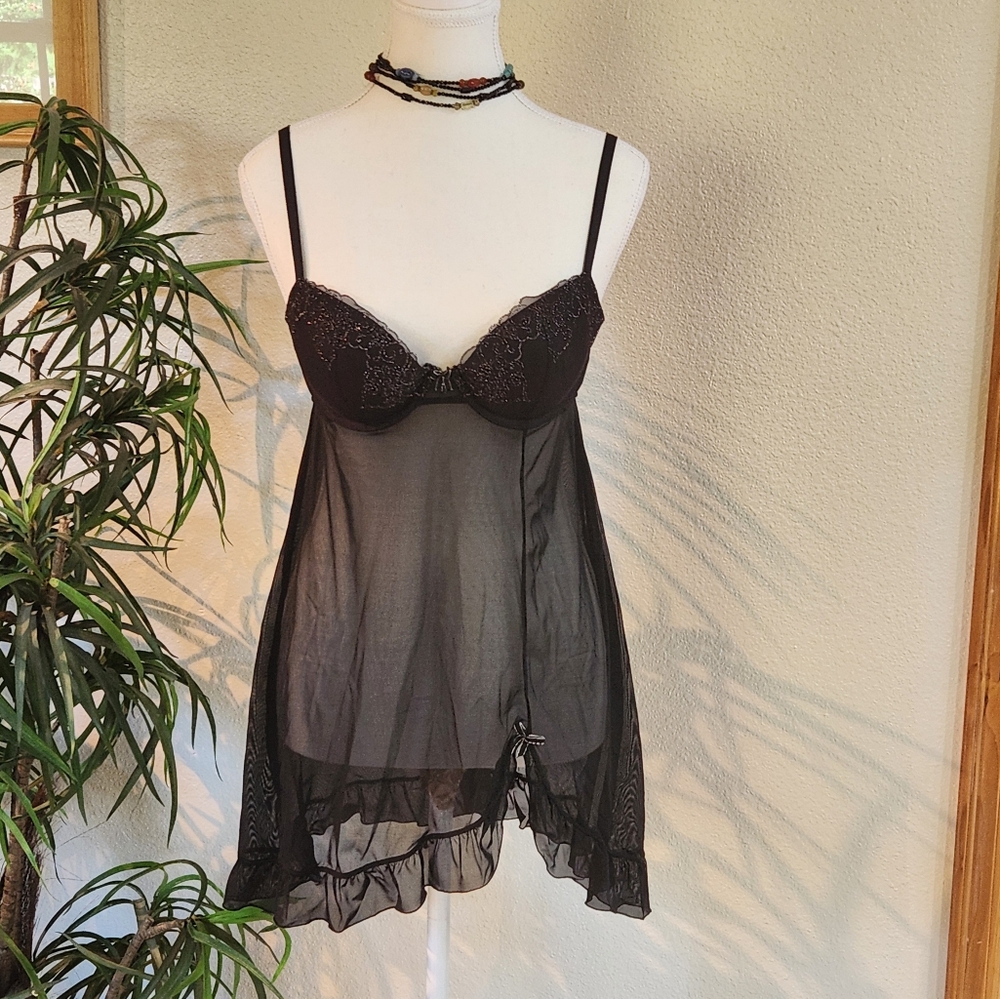 Push-up Baby Doll Black